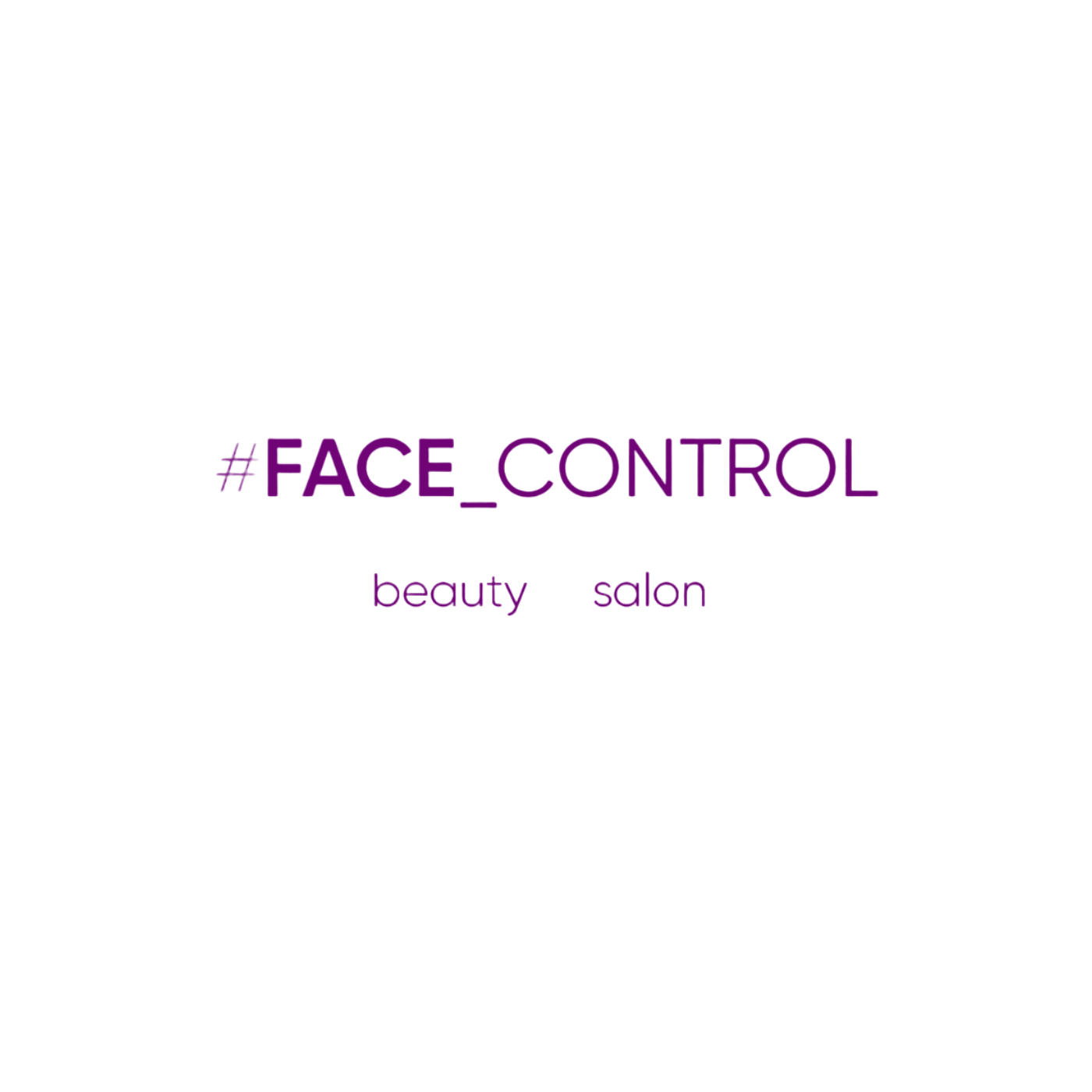Логотип салона красоты Face_Control