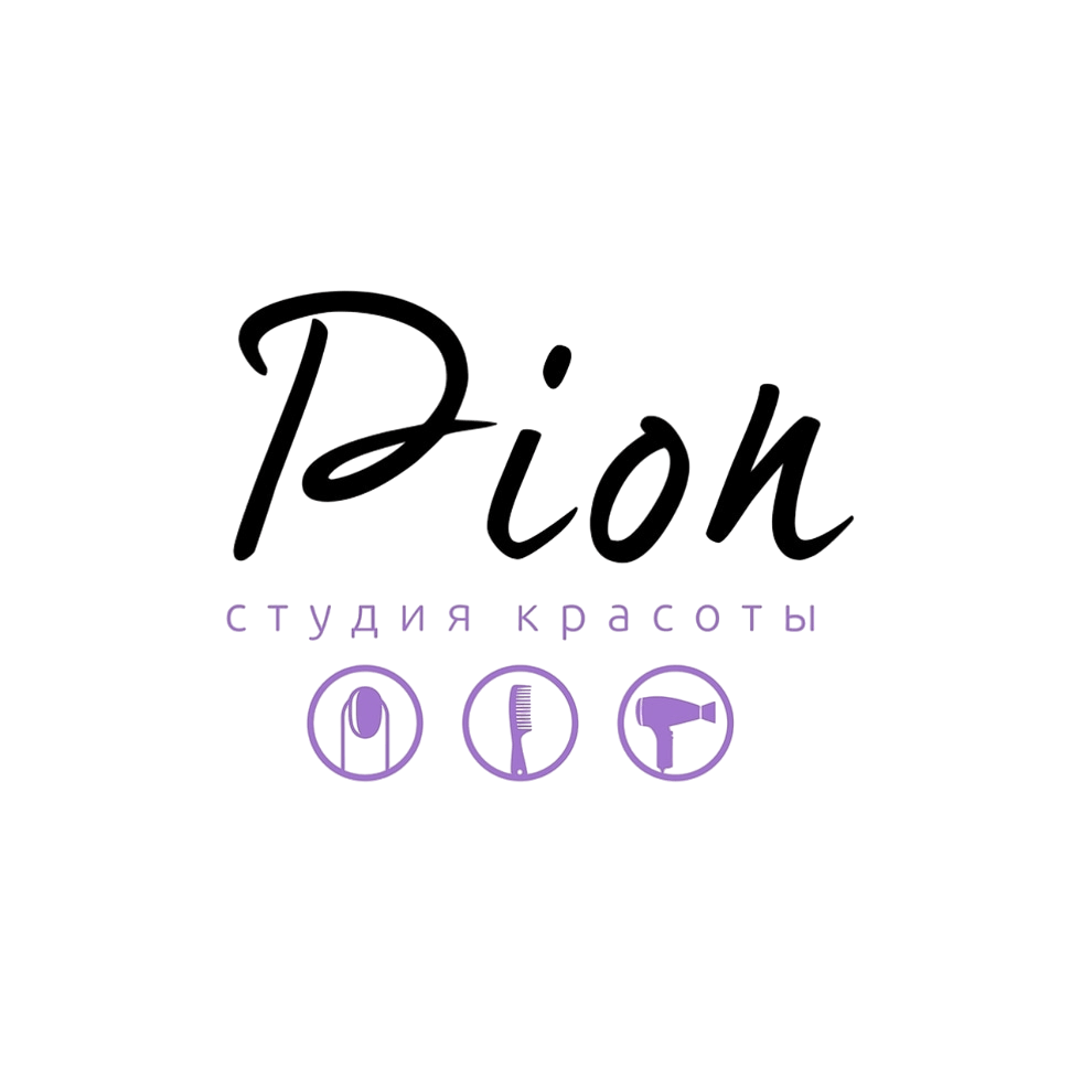 Логотип салона красоты Pion